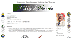 Desktop Screenshot of cugreekadvocate.com